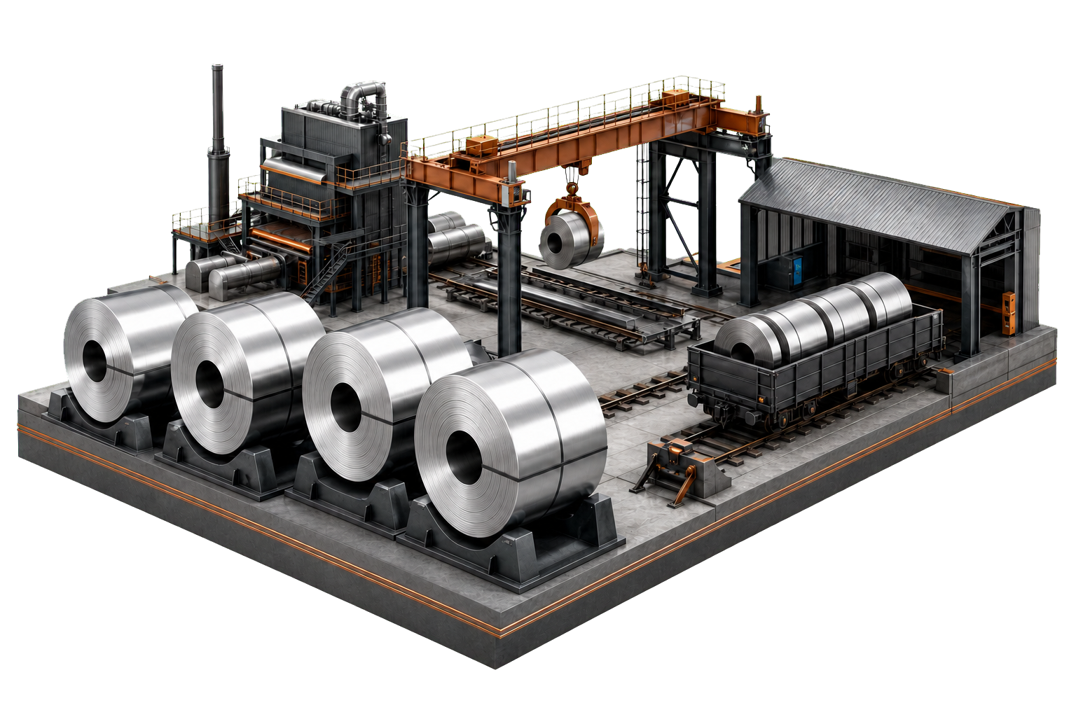Hot rolled steel coils