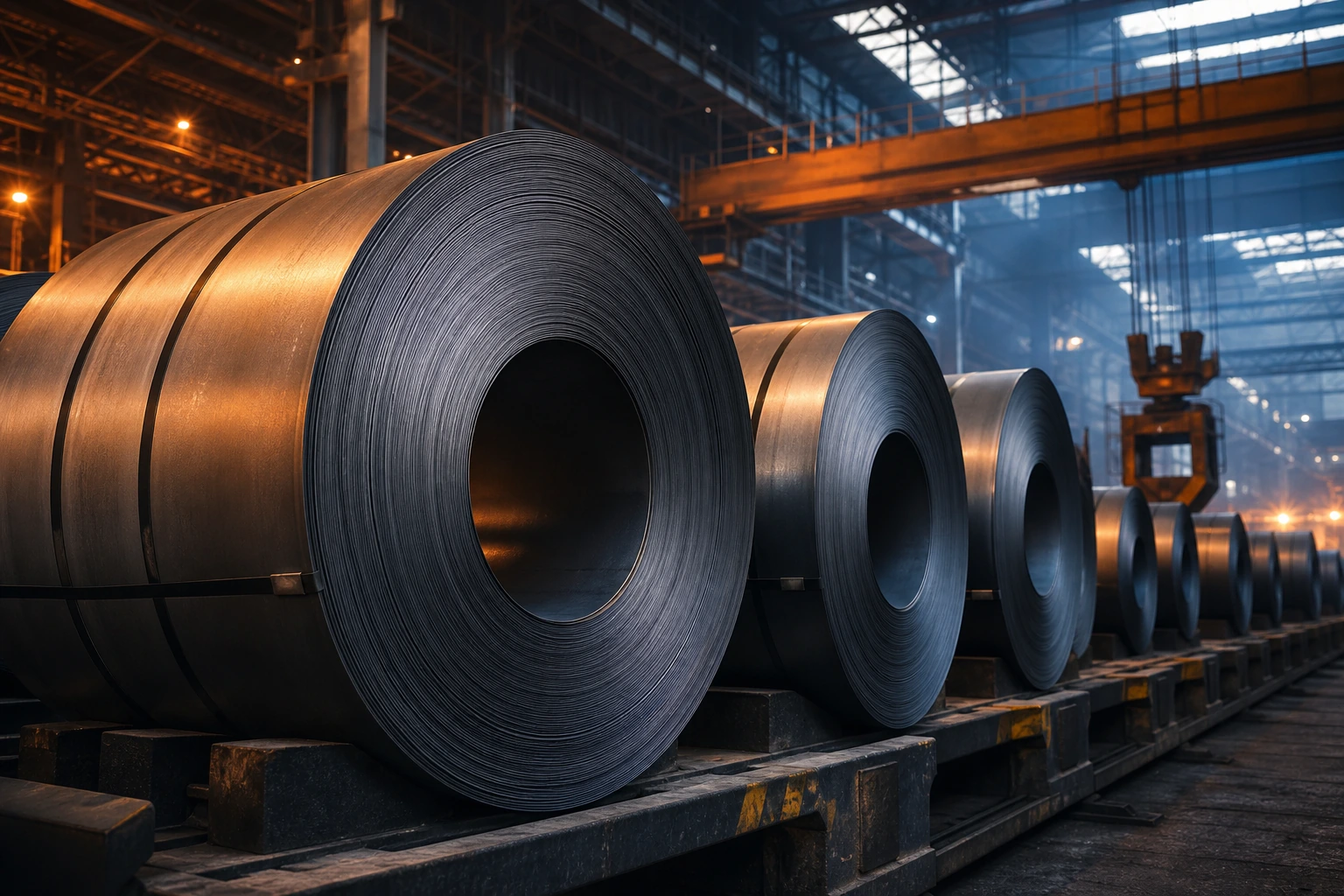 Hot rolled steel coils