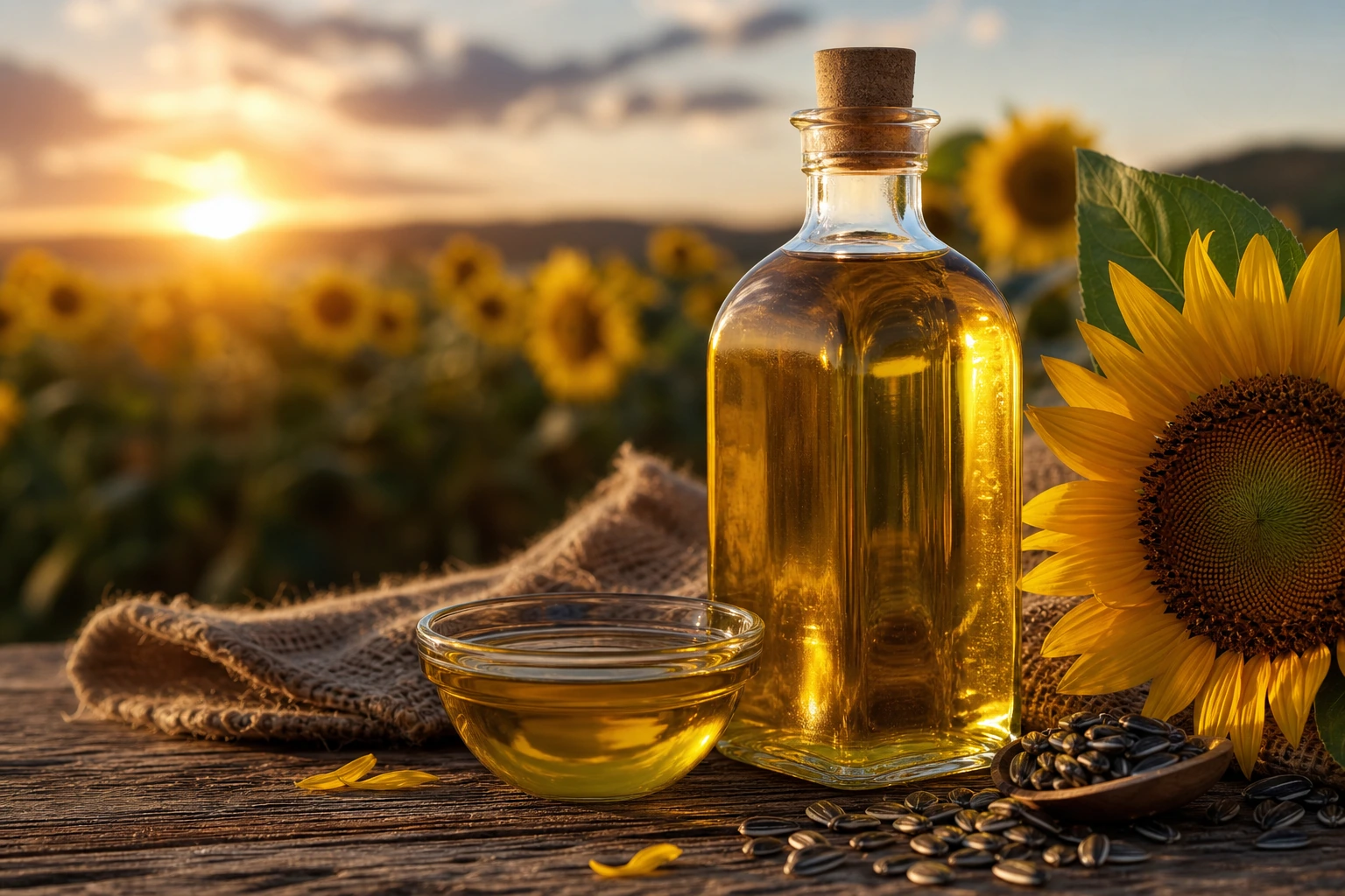 Premium sunflower oil