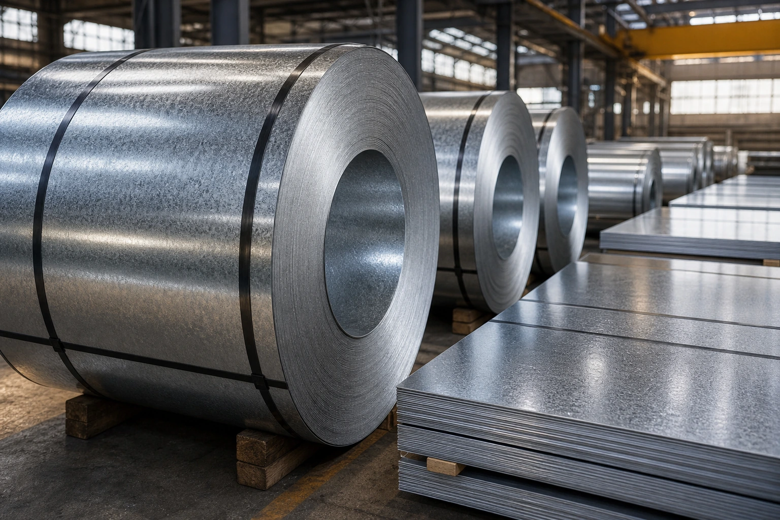 Galvanized steel coils