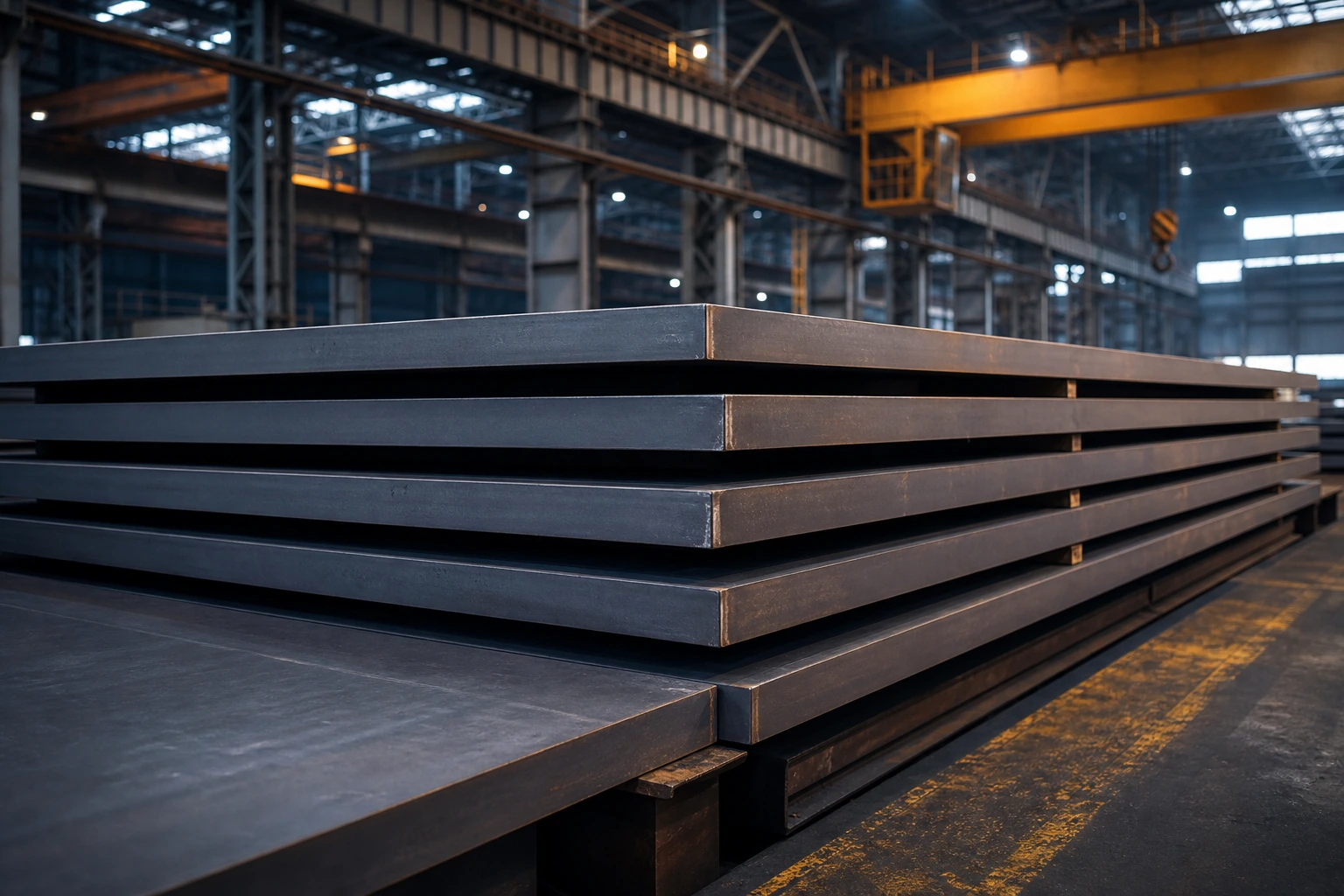 Heavy steel plates