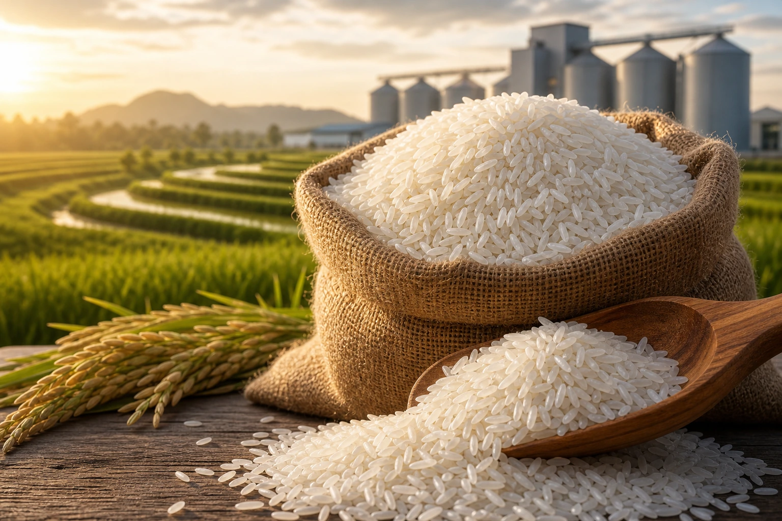 Premium white rice